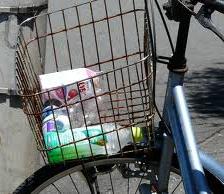 basket with rubbish